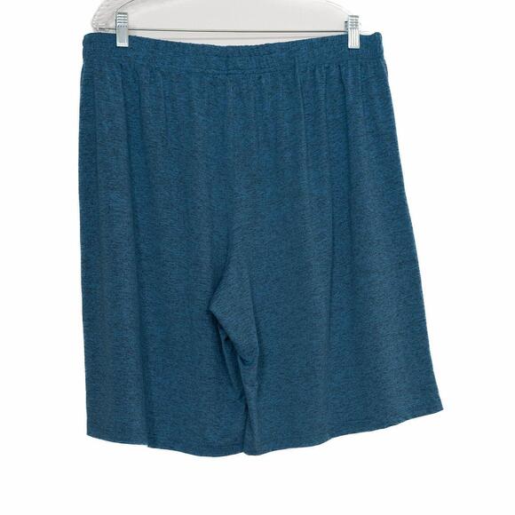 Liberty Pro Mens Blue Polyester Sweat Shorts Elastic Waist Athletic Casual 3XL - Picture 1 of 7